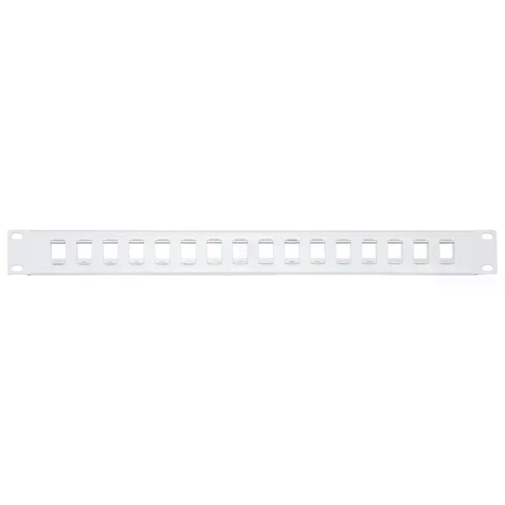 LINK LKPV16B Pannello Patch Vuoto 16 Porte Rack 19 LINK LKPV16B Pannello Patch Vuoto 16 Porte Rack 19" Grigio