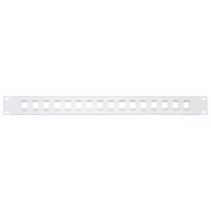 LINK LKPV16B Pannello Patch Vuoto 16 Porte Rack 19 LINK LKPV16B Pannello Patch Vuoto 16 Porte Rack 19" Grigio