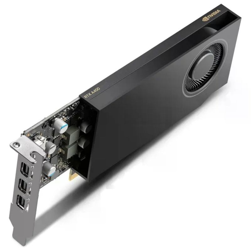 PNY VCNRTXA400-SB RTX A400 Scheda Grafica 4 GB GDDR6 768 CUDA Cores PCI Express 4 PNY VCNRTXA400-SB RTX A400 Scheda Grafica 4 GB GDDR6 768 CUDA Cores PCI Express 4