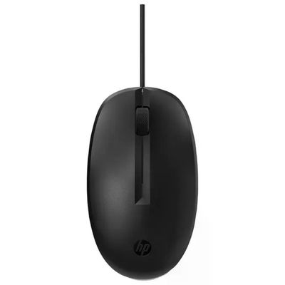 HP 265D9AA Mouse 128 Laser Wired USB Ambidestro 1200 DPI 3 Tasti colore Nero