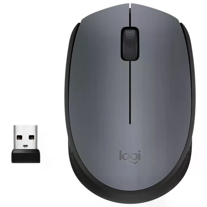 Logitech M170 Mouse Wireless Ottico Ambidestro Grigio