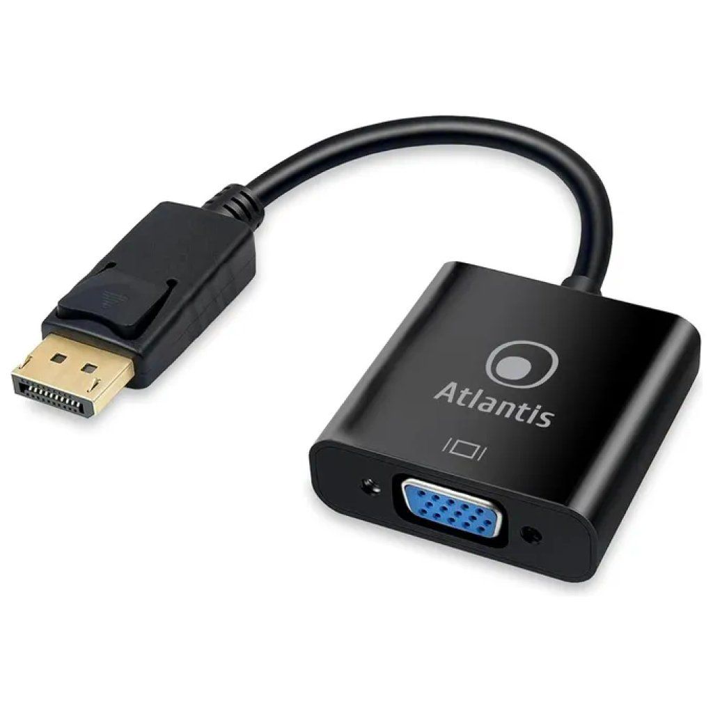 Atlantis Land Adattatore DisplayPort 1.2 a VGA 1080p Atlantis Land Adattatore DisplayPort 1.2 a VGA 1080p