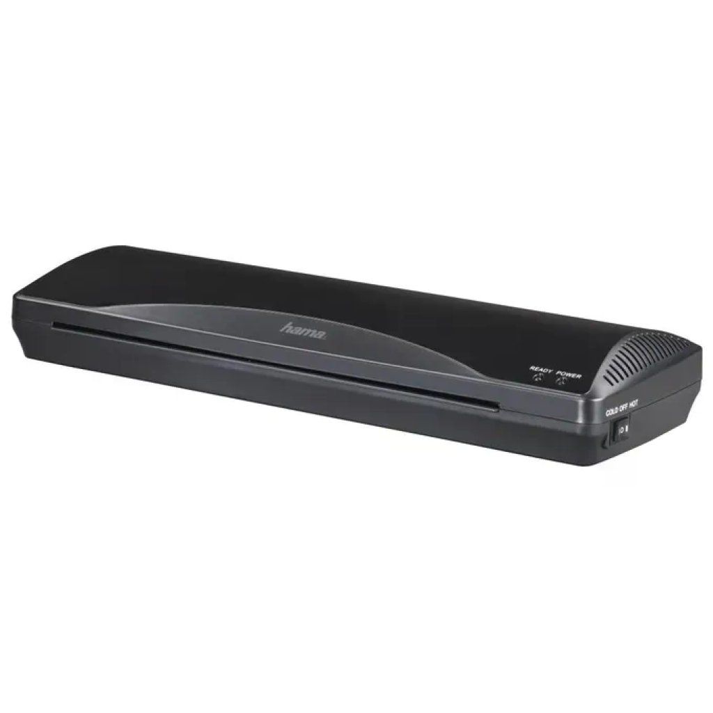 Hama 00050562 Home and Office Plastificatrice A3 Caldo Freddo 250 mm-min 2 Rulli colore Nero