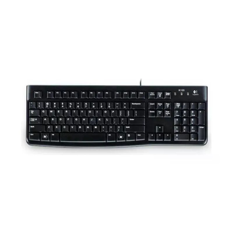 Logitech K120 Tastiera Cablata USB QWERTY Italiana, Nera