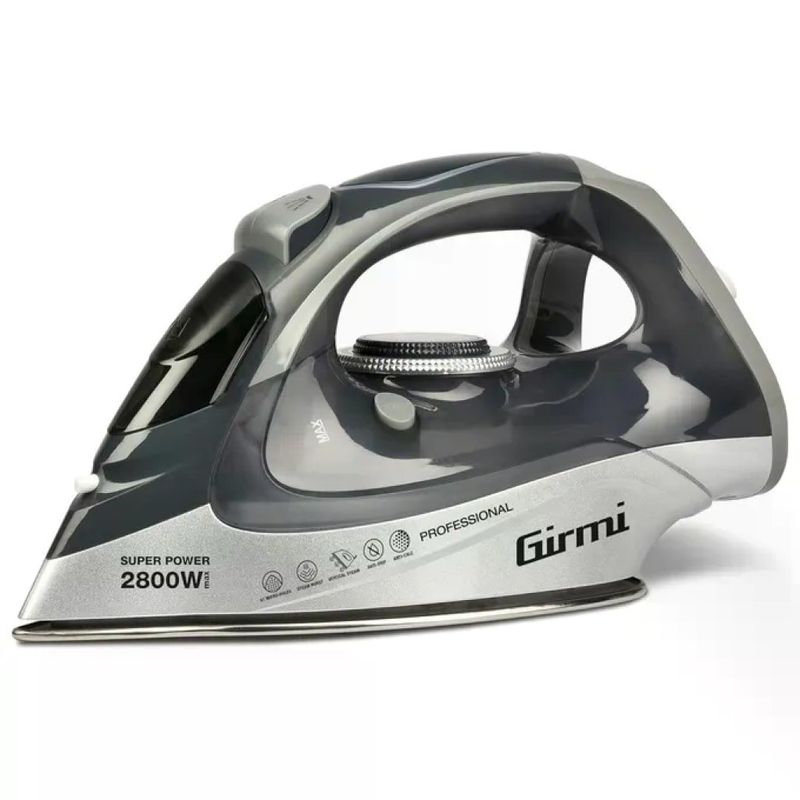 Girmi ST6300 Ferro da Stiro a Vapore 2800 W con Piastra Inox