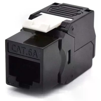 WP Europe Keystone RJ45 Cat 6A UTP Tool-Less Nero