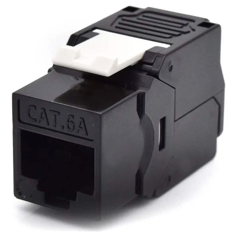WP Europe Keystone RJ45 Cat. 6A UTP Tool-Less Nero