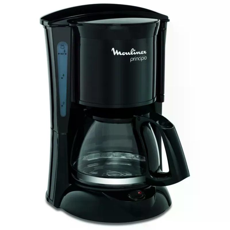 Moulinex Principio FG1528 Macchina da Caffè Americano 600 W, 6 Tazze, Nera