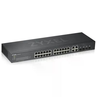 Zyxel GS1920-24V2 Switch Gestito Gigabit a 24 Porte, Rack 19", Nero