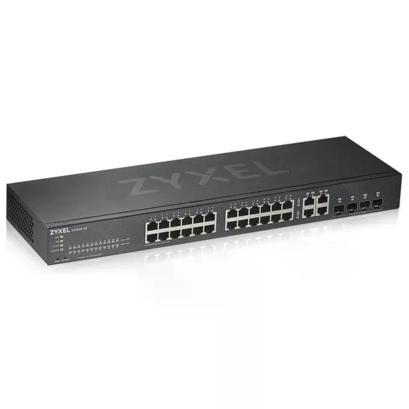 Zyxel GS1920-24V2 Switch Gestito Gigabit a 24 Porte, Rack 19", Nero
