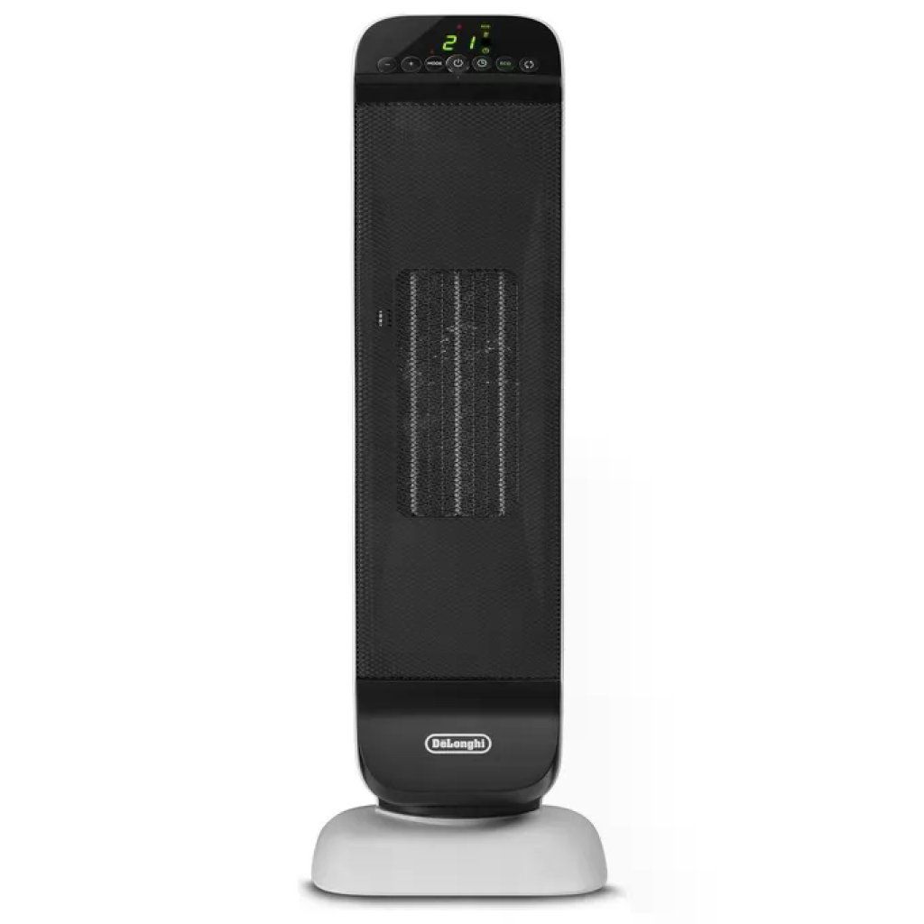 DELONGHI De’Longhi HFX25S20 Termoventilatore Ceramico a Torre 2000 W Nero