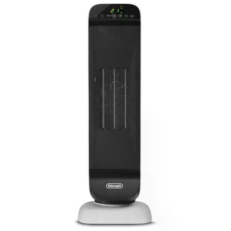 DELONGHI De’Longhi HFX25S20 Termoventilatore Ceramico a Torre 2000 W Nero