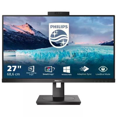 Philips 272S1MH-00 S Line Monitor PC 27'' IPS FHD 1920x1080 75Hz 4ms Webcam FHD Hub USB 3