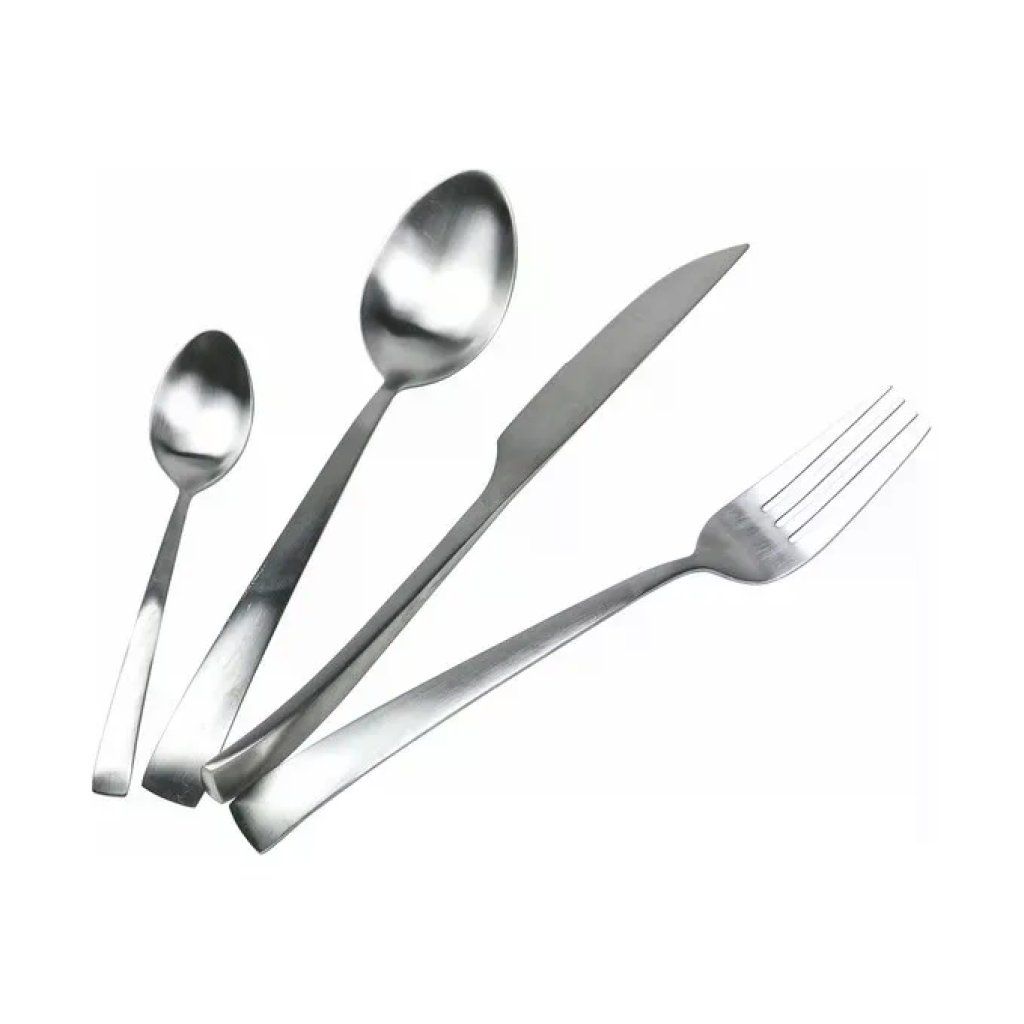 VDE TIVOLI 1996 Villa d’Este Home Tivoli Park Avenue – Set di posate 24 pezzi in acciaio, argento opaco