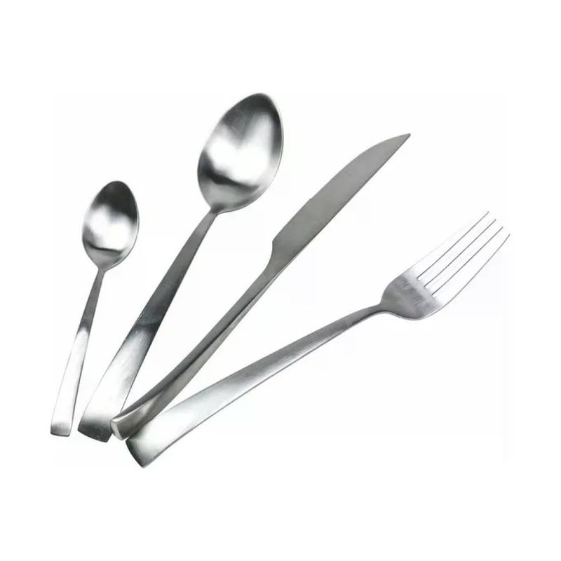 VDE TIVOLI 1996 Villa d’Este Home Tivoli Park Avenue – Set di posate 24 pezzi in acciaio, argento opaco