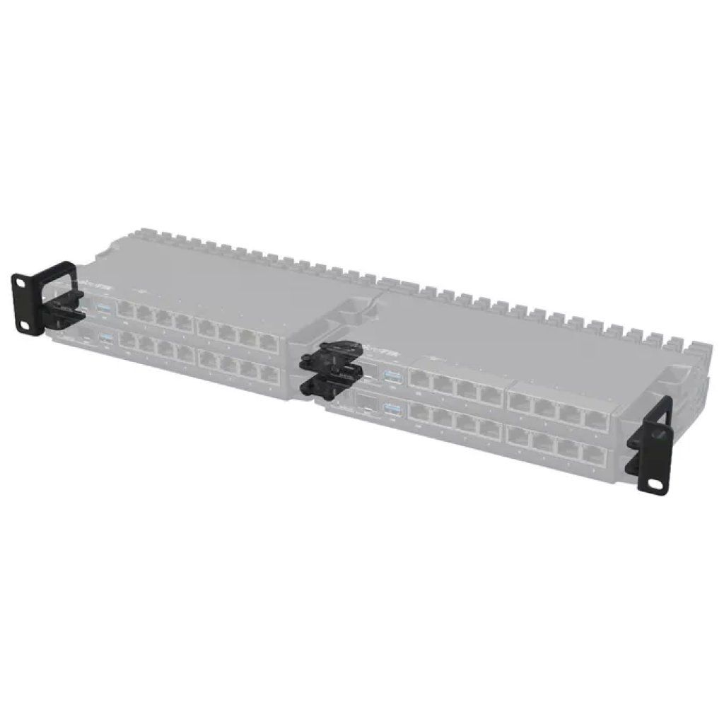 Mikrotik Kit Montaggio Rack K-79 per Router RB5009 e Serie L009 Nero Mikrotik Kit Montaggio Rack K-79 per Router RB5009 e Serie L009 Nero