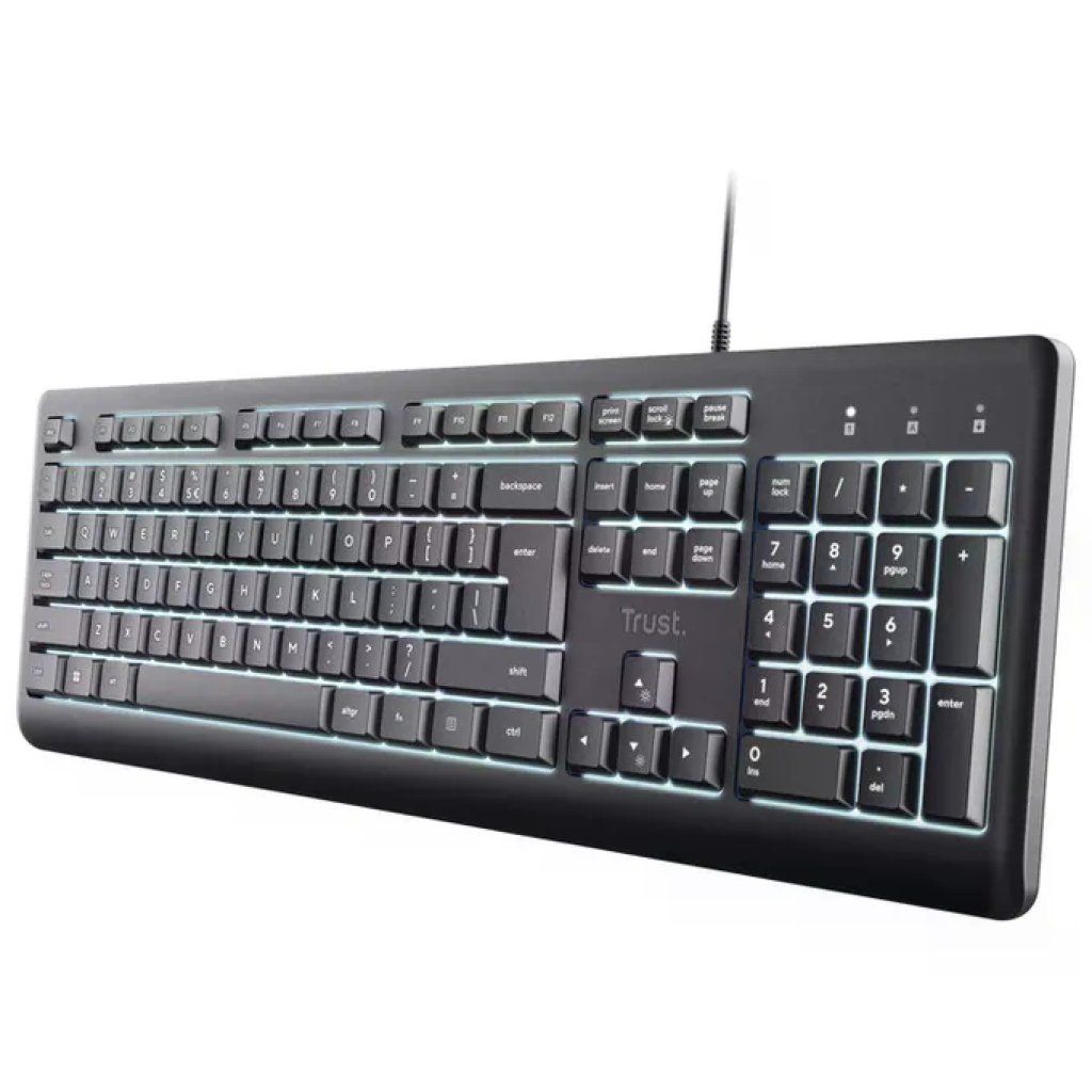 Trust Primo Illuminated – Tastiera USB QWERTY Italiana Retroilluminata Nera Trust Primo Illuminated – Tastiera USB QWERTY Italiana Retroilluminata Nera
