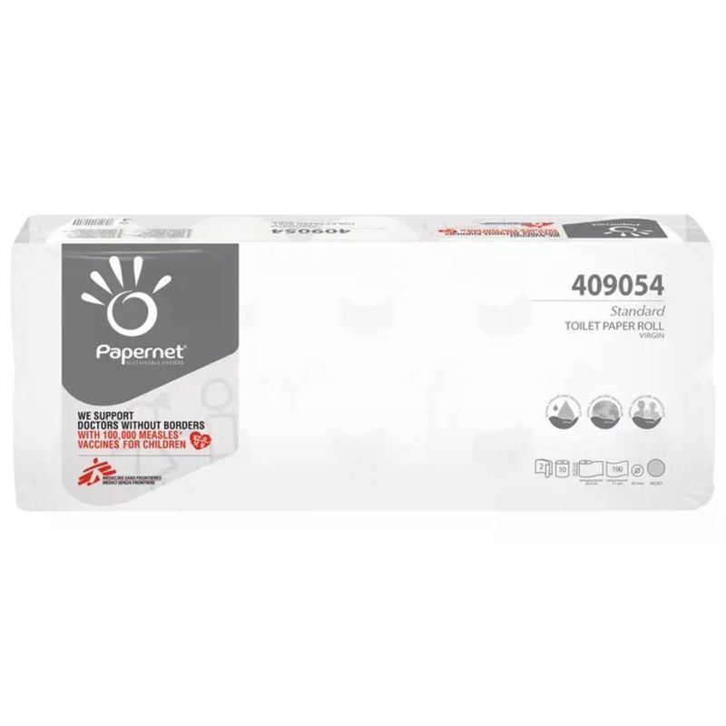Papernet 409054 Carta Igienica 2 Veli, 80 Rotoli