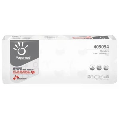 Papernet 409054 Carta Igienica 2 Veli 190 Fogli Lunghezza 2 9 m Materiale Cellulosa colore Bianco Papernet 409054 Carta Igienica 2 Veli 190 Fogli Lunghezza 2 9 m Materiale Cellulosa colore Bianco