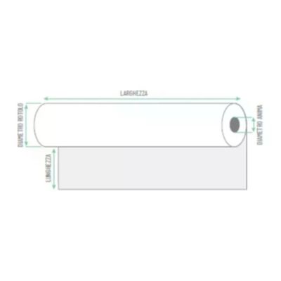 Rotolificio Pugliese – 2 Rotoli Carta Plotter 80 g/m², 61 cm × 50 m Rotolificio Pugliese – 2 Rotoli Carta Plotter 80 g/m², 61 cm × 50 m