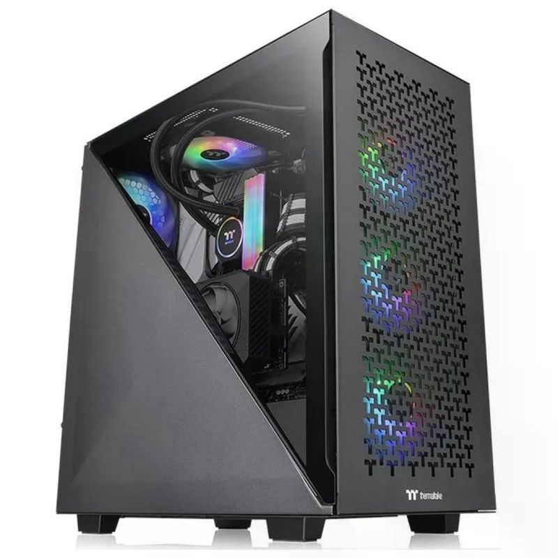 Thermaltake Divider 300 TG Air Case Mid-Tower ATX Nero Thermaltake Divider 300 TG Air Case Mid-Tower ATX Nero