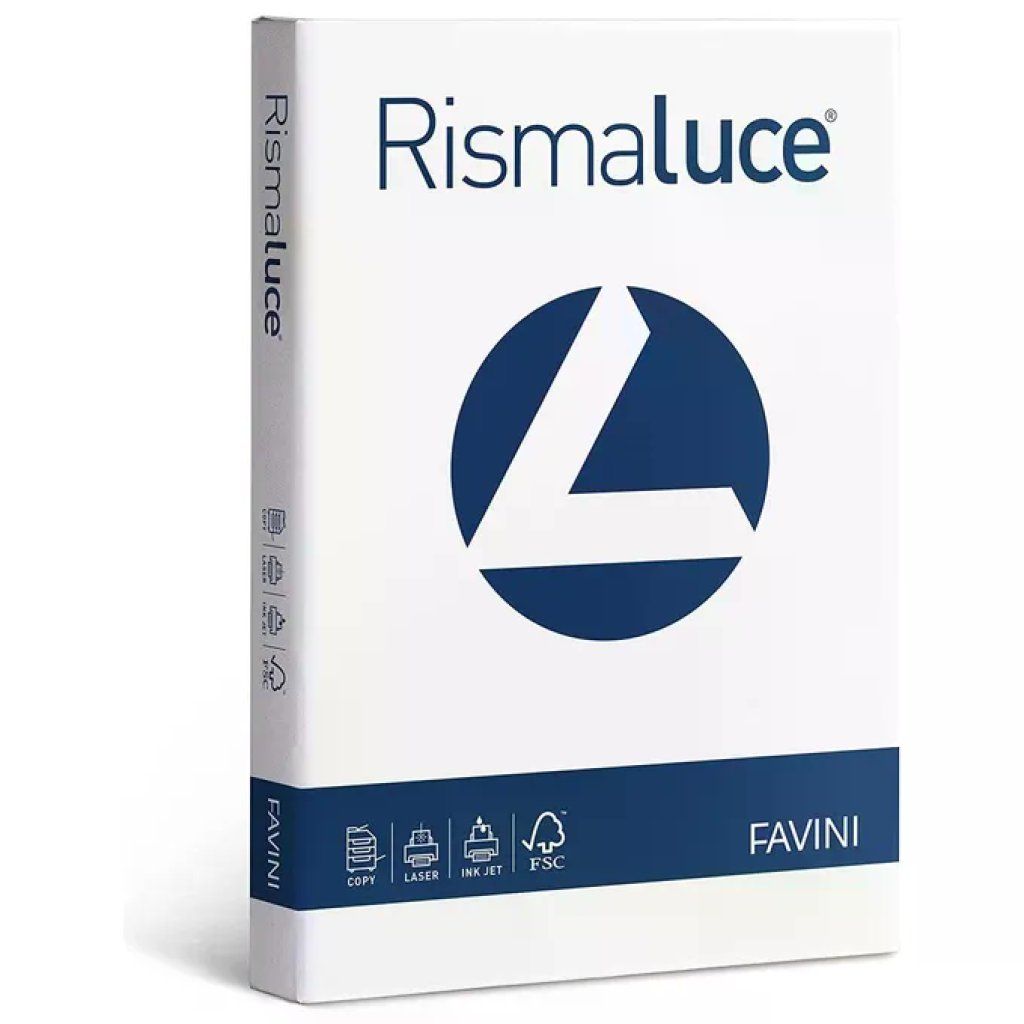Favini Rismaluce A4 – Carta bianca 200 g/m², 125 fogli