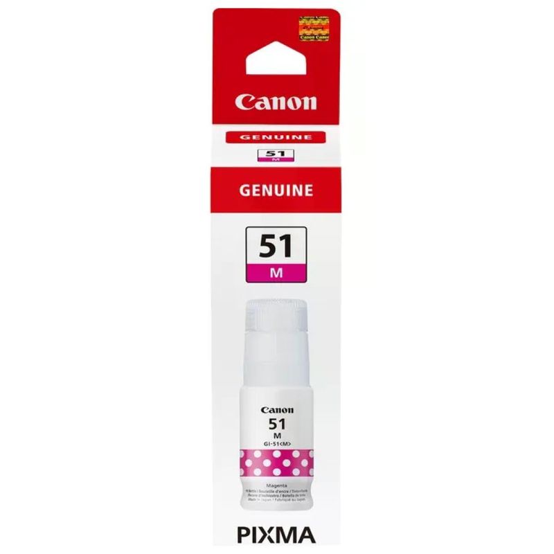 Canon GI-51M Inchiostro Magenta Originale 70 ml Canon GI-51M Inchiostro Magenta Originale 70 ml