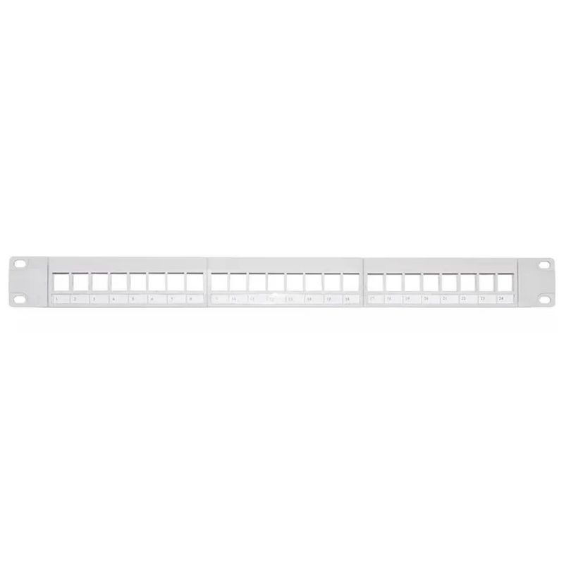 LINK LKPV24B Pannello Patch Vuoto 24 Porte Rack 19” Grigio LINK LKPV24B Pannello Patch Vuoto 24 Porte Rack 19” Grigio