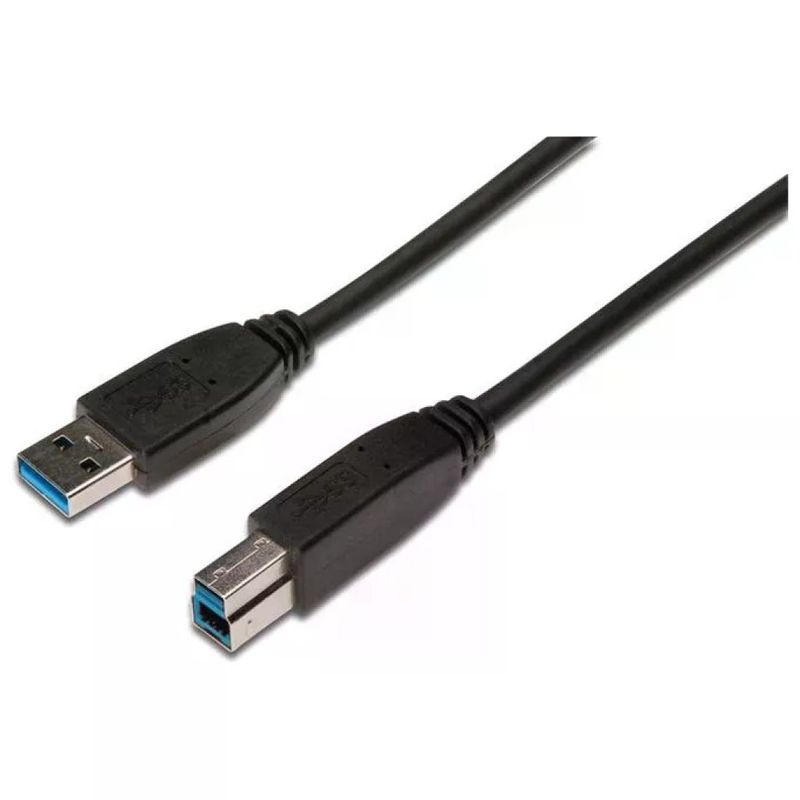 Digitus AK-300115-018-S Cavo USB-A/USB-B 3.2 Gen 1, 1,8 m, 5 Gbps, Nero Digitus AK-300115-018-S Cavo USB-A/USB-B 3.2 Gen 1, 1,8 m, 5 Gbps, Nero