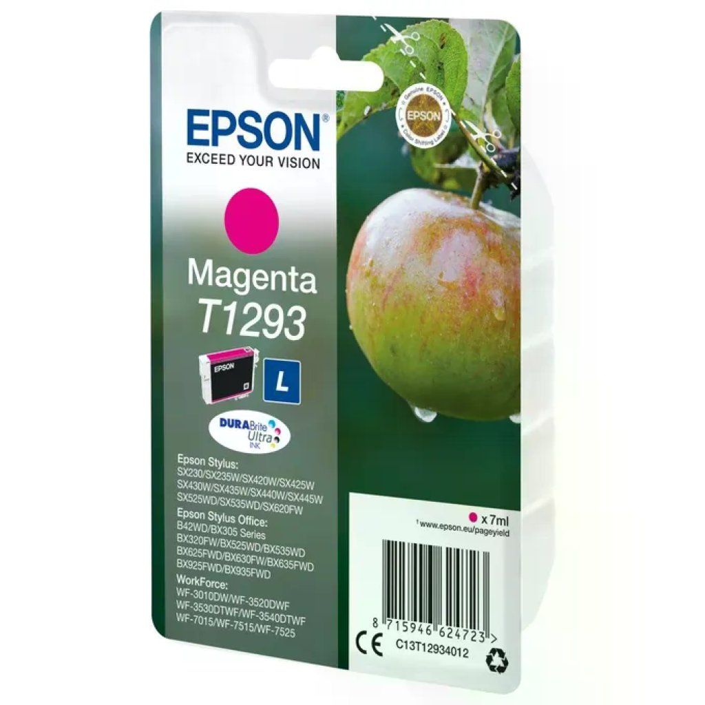 Epson T1293 Cartuccia Originale Magenta 7 ml Epson T1293 Cartuccia Originale Magenta 7 ml