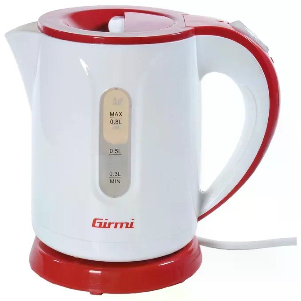 Girmi BL1000 Bollitore Elettrico 0,8 L 1100 W Bianco e Rosso Girmi BL1000 Bollitore Elettrico 0,8 L 1100 W Bianco e Rosso