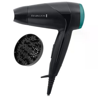 Remington D1500 Asciugacapelli da Viaggio 2000 W con Manico Pieghevole