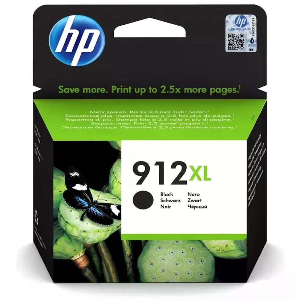 HP 3YL84AE 912XL Cartuccia Inchiostro Originale Alta Resa Pigmento 18 ml 720 pagine colore Nero