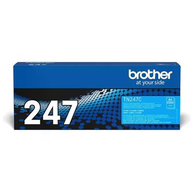 Brother TN-247C Toner Ciano Originale ad Alta Capacità, fino a 2.300 Pagine
