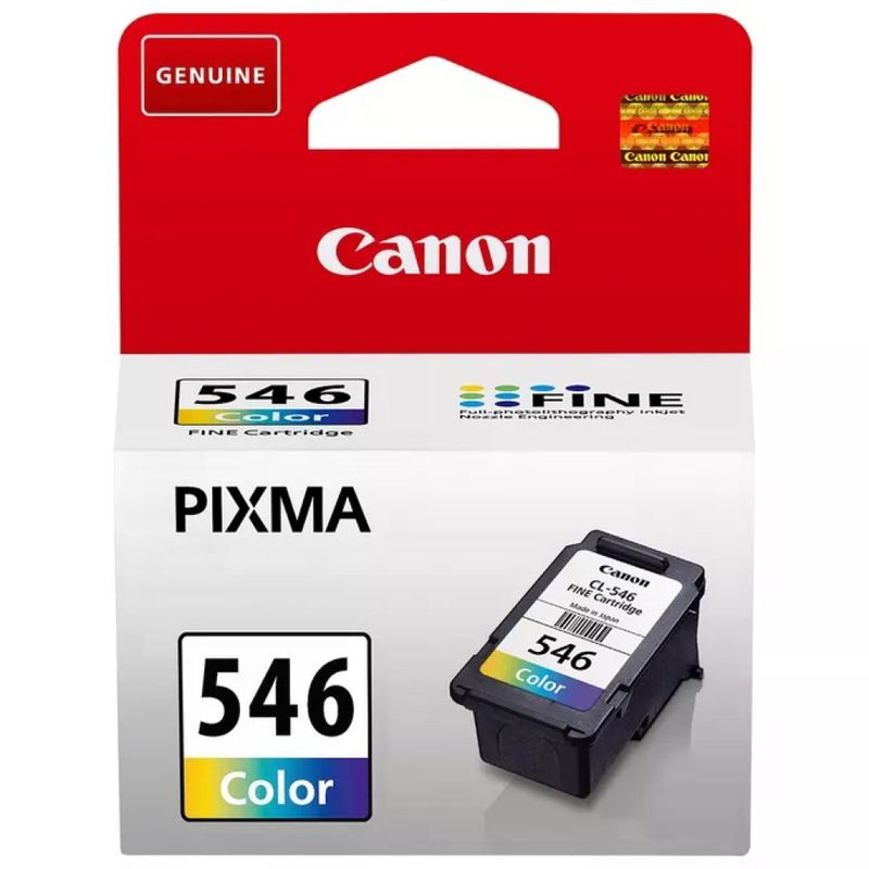 Canon CL-546 Cartuccia Inkjet Originale a Colori, 8 ml, 180 Pagine Canon CL-546 Cartuccia Inkjet Originale a Colori, 8 ml, 180 Pagine