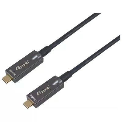 Equip 119461 Cavo Ottico Attivo USB-C 5 m, 10 Gbps, 4K 60 Hz, PD 60 W, Nero Equip 119461 Cavo Ottico Attivo USB-C 5 m, 10 Gbps, 4K 60 Hz, PD 60 W, Nero