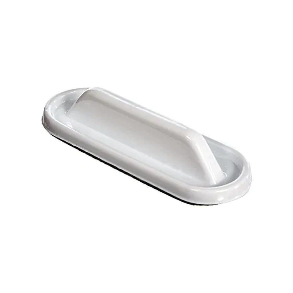 ELLEMMEVI Cancellino Magnetico per Lavagna a Secco, Bianco, 12 × 4 cm