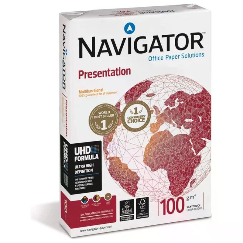 Navigator Presentation Carta A3 100 g/m² Bianca – 4 risme