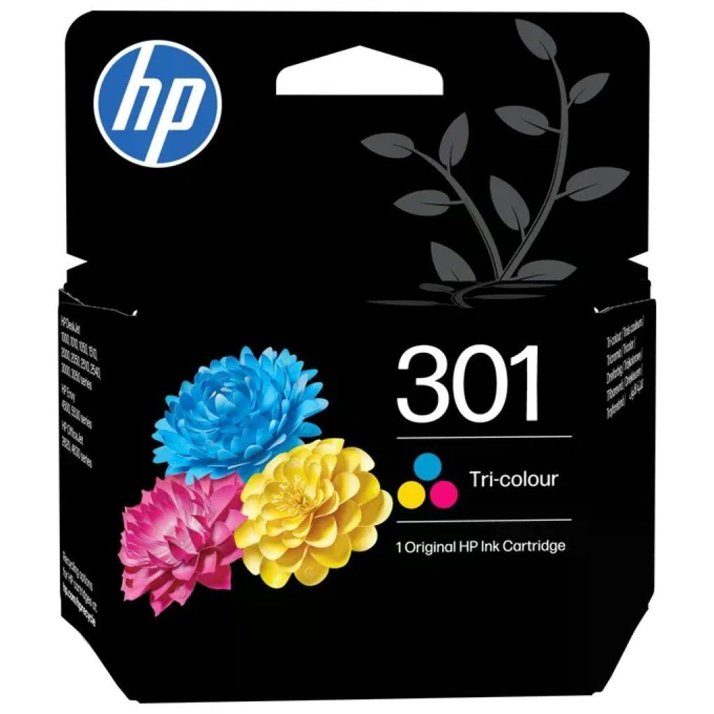 HP Cartuccia HP 301 tricromia – fino a 165 pagine