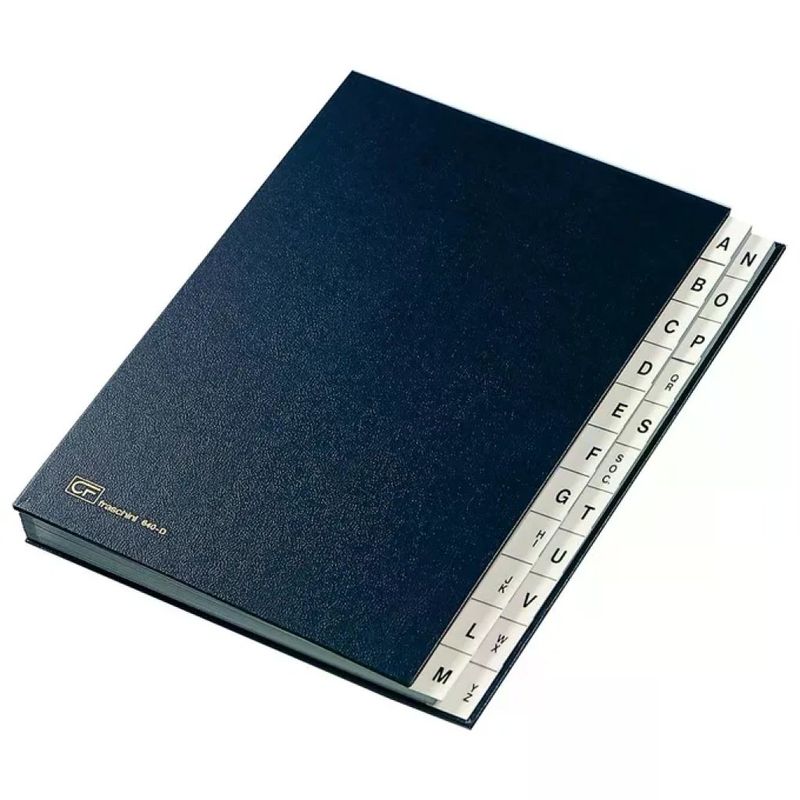 Fraschini Classificatore Alfabetico A-Z Blu