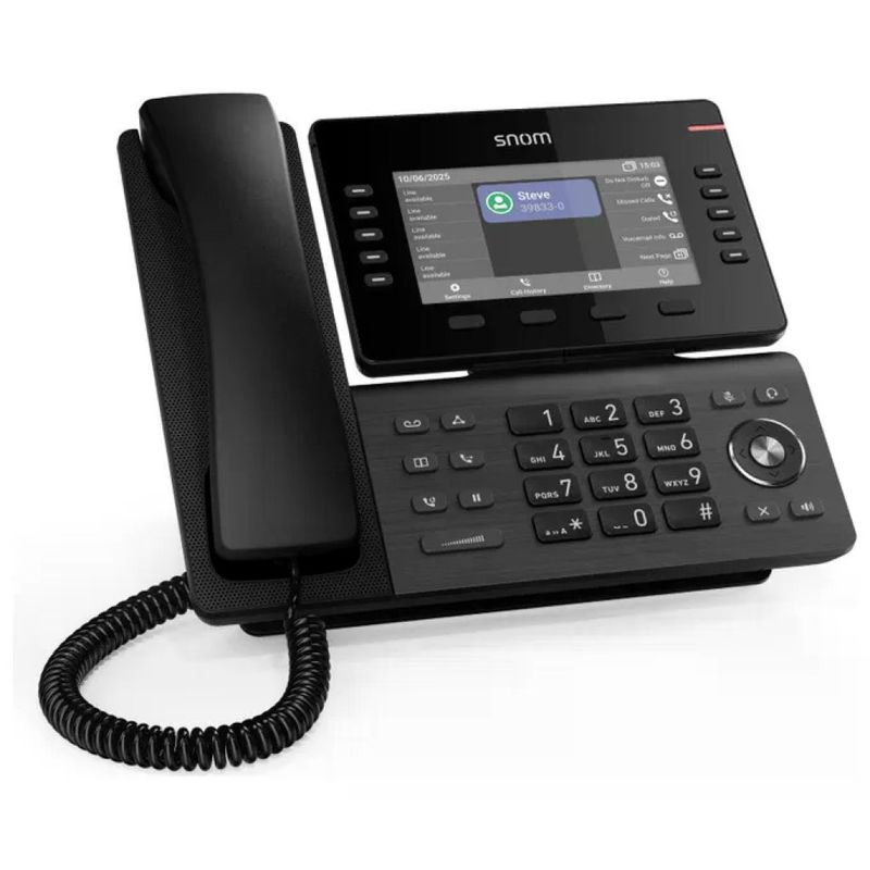 Snom Telefono IP D815WB Nero Display IPS 5'' Wi-Fi