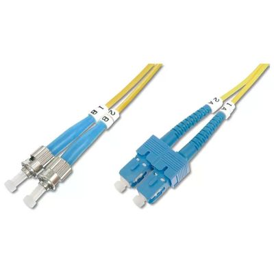 Digitus cavo fibra ottica duplex monomodale ST-SC, 9/125, 3 m