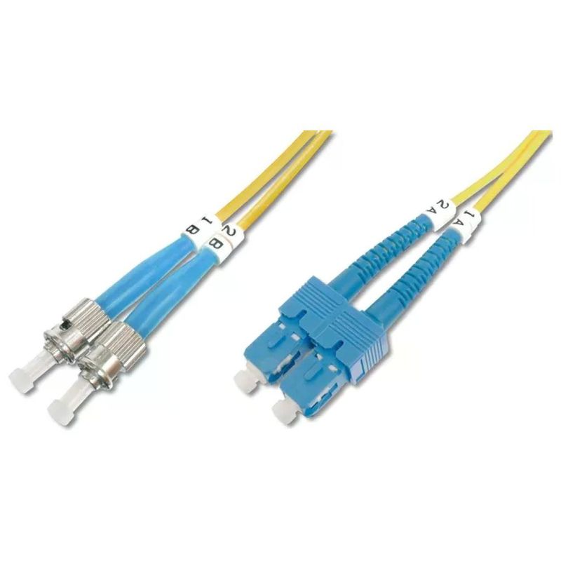 Digitus cavo fibra ottica duplex monomodale ST-SC, 9/125, 3 m
