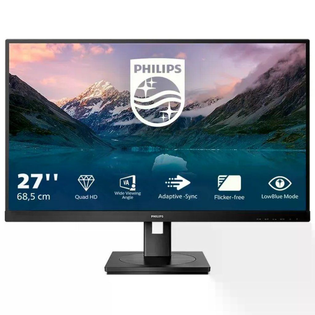 Philips 275S9JML Monitor 27” QHD VA 75 Hz con Hub USB