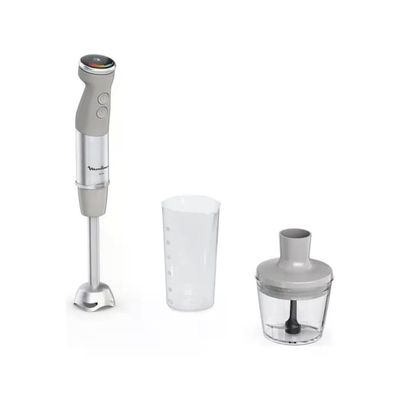 Moulinex Quickchef+ DD672B10 Frullatore a Immersione 1000 W con Tritatutto e Bicchiere