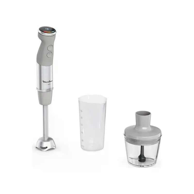 Moulinex Quickchef+ DD672B10 Frullatore a Immersione 1000 W con Tritatutto e Bicchiere