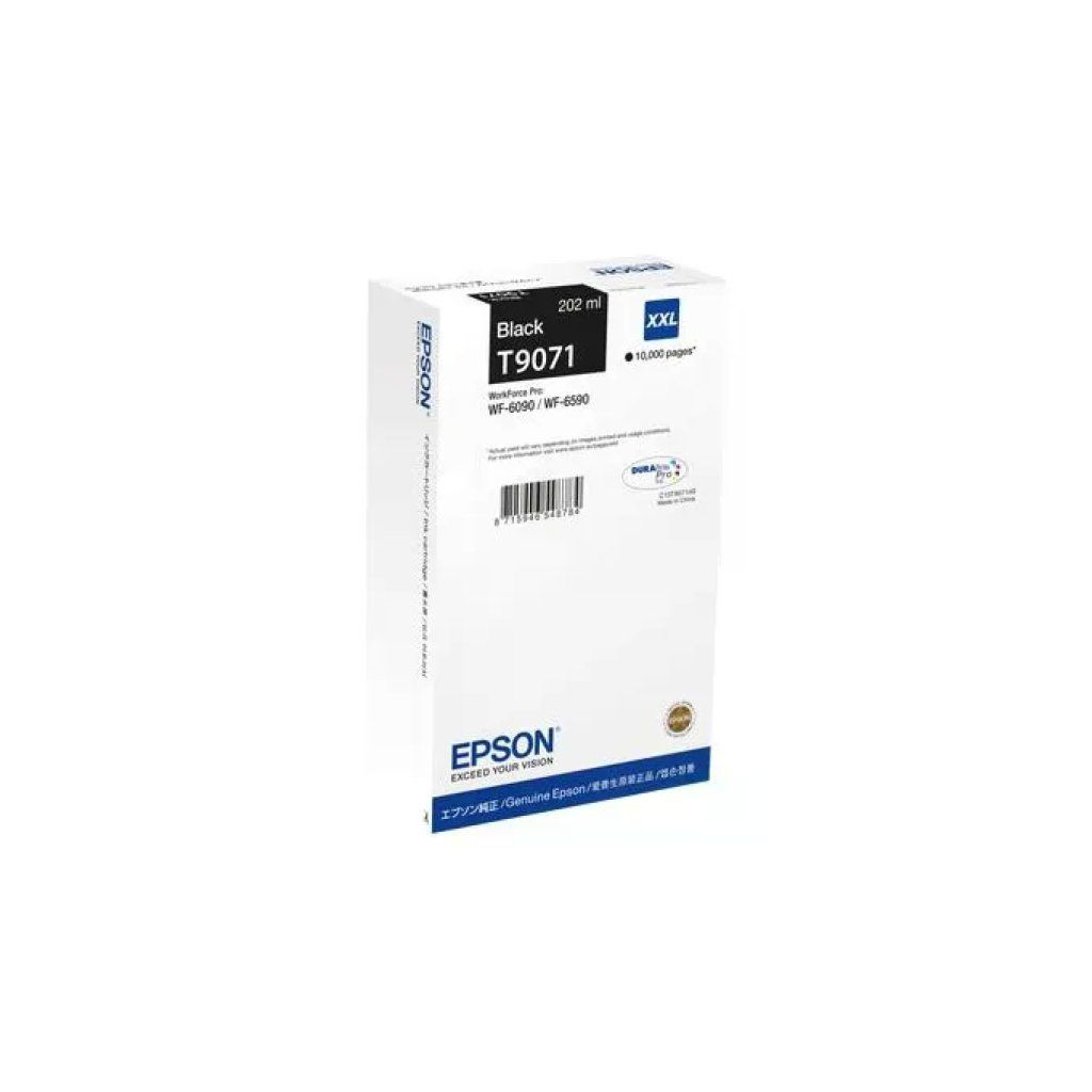 Epson T9071 C13T90714N Cartuccia Inchiostro Nero XXL 202 ml