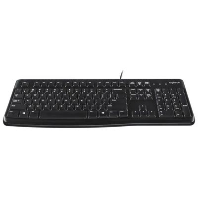 Logitech K120 Tastiera USB Full-Size QWERTY Nera