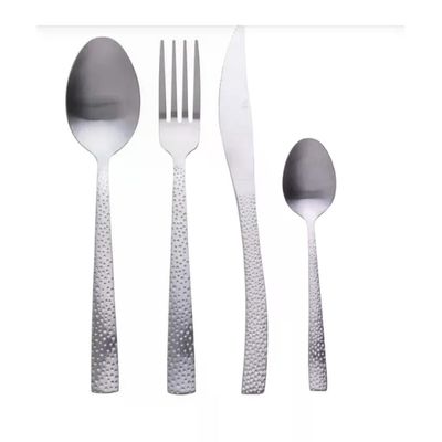 VDE Tivoli Stone – Set Posate 24 Pezzi Silver Matt