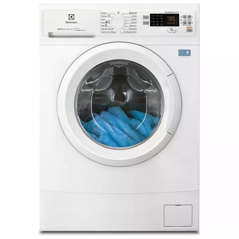 Electrolux EW6S517A Serie 600 Lavatrice Slim 7 Kg 1000 rpm Classe A SensiCare Vapore (84x59x45 cm